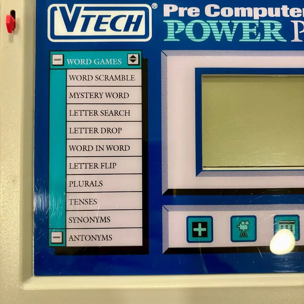 Vintage 1993 VTech Pre Computer Power Pad Laptop Kidcore Retro Tech Toy